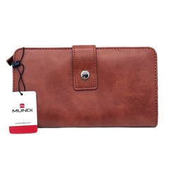 Mundi Paulie Tab Organizer Wallet Cognac - Pre-Priced Tag $44.00