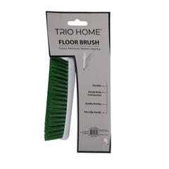 Soft Handle Floor Scrub Brush - Green 6.3"x2.5"x4"