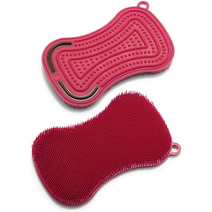 GreenLife Multipurpose Silicone Sponge and Scrubber - 2 Pack/Red/Bulk