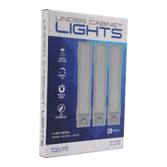 UNDER CABINET LIGHTS 3PK WHITE