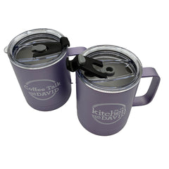 In the Kitchen with David Set of (2) 14-oz Travel Mugs