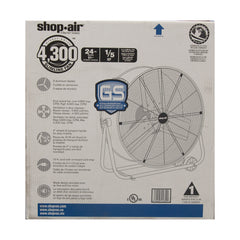 Shop-Air 24 Inch Slim Line Drum Fan