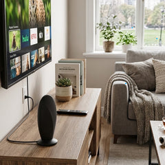 Antier Digital Indoor TV Antenna - Includes Power Amplifier and 9.8ft Coaxial Cable