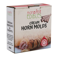 Craftit Edibles Cream Horn Molds Small 12ct