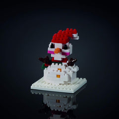 Brixies Postcard Snowman - Postcard Polybag