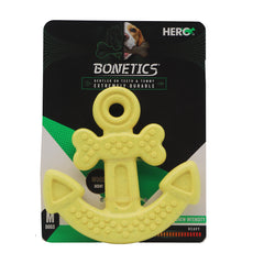 Bonetics	Nylon Yellow Anchor Dog Chew Toy Small