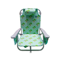 Bliss Folding Beach Chair - Palm Tree