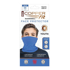 Copper Fit Guardwell Blue Face Protector Youth Size