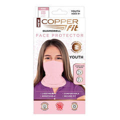 Copper Fit Guardwell Pink Face Protector Youth Size