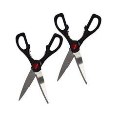 Shears Set Of (2) Per Poly Bag 9" & 8.5" Black