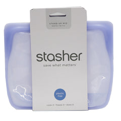 Stasher Stand Up Bag - Amethyst