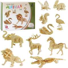 Koltose Wooden Model Animal Kit - Makes 10 Animals
