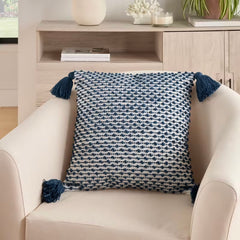 Nourison Outdoor Pillow - NAVY