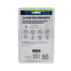 Protege All In One Travel Power Adapter With Surge Protection