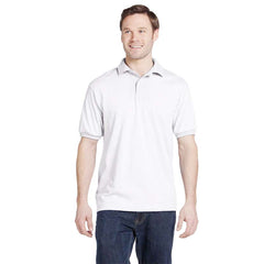 Hanes Polo Shirt Mens - White MD