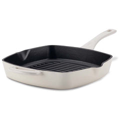 Ayesha Curry Cast Iron Grill Pan - Vanilla