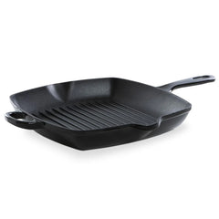 BK Bourgogne Enameled Cast Iron Nonstick Grill Pan - Black - Retail