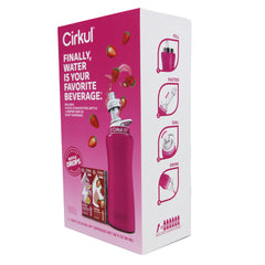 CIRKUL HOT PINK 32 OZ 2-CARTRIDGE STAINLESS STARTER KIT - Exp. 01/27
