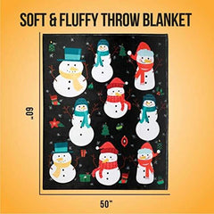 Snowman Throw Blanket