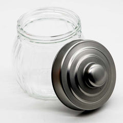 Round Glass Jar