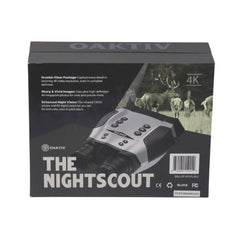 OAKTIV - The Night Scout Night Vision Goggles 65 GB Memory Card Included 4K Infrared Imaging