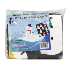 Snowman Throw Blanket