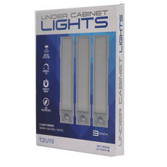 UNDER CABINET LIGHTS 3PK WHITE
