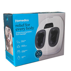 Homedics Relief For Everyday Shiatsu & Compression Foot Massager - Grade A Refurbished