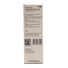 FDK Digital Oral Thermometer for Body Temperature, Medical Thermometer for Oral, Rectal and Underarm
