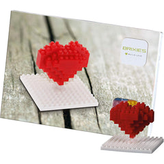 Brixies Postcard Heart - Postcard Polybag