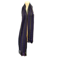 Muffler Dotted Lines Scarf Assorted Colors