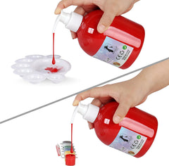 12 Tempera Paint Bottles - 500 ml