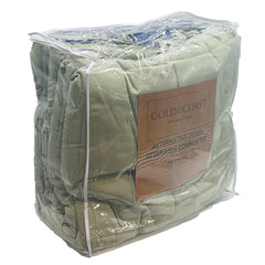 GOLD COAST ALTERNATIVE DOWN REVERSIBLE COMFORTER FULL