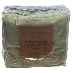 GOLD COAST ALTERNATIVE DOWN REVERSIBLE COMFORTER FULL