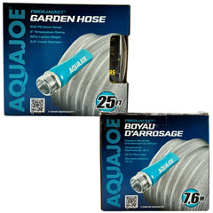 25 Ft x 5/8 In FiberJacket Ultra Flexible Non-Expanding Kink Free Garden Hose