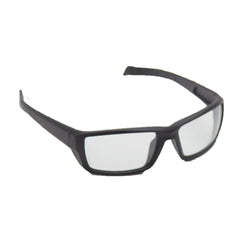 Honeywell HS200 Safety Eyewear , Retro Styled Matte Black Frame Scratch Resistant Clear Lens