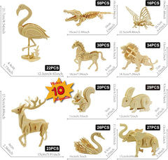 Koltose Wooden Model Animal Kit - Makes 10 Animals
