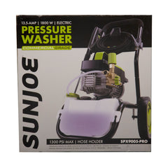 Sun Joe Commercial 1300 PSI,2.15 HP Motor, Portable Pressure Washer w/ Roll Cage