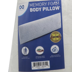 Everlasting Comfort Body Pillow - Memory Foam 20 X 54 With Cooling Pillowcase