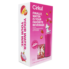 CIRKUL HOT PINK 32 OZ 2-CARTRIDGE STAINLESS STARTER KIT- REPACK - Exp. 08/26