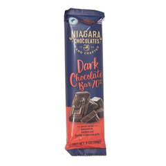 Niagara Chocolates Dark Chocolate Bar 70% - 3oz - Exp. 1/3/25