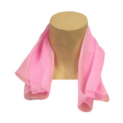 Solid Chiffon Neck Scarf - One Style + Assorted Soild Color