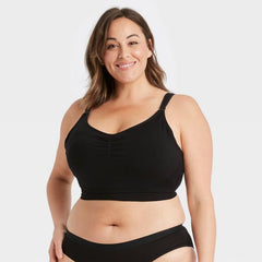 Women's All-in-One Nursing and Pumping Bra -Black- Auden