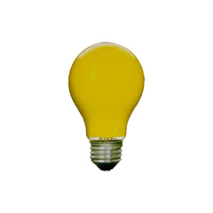 Incandescent A19 25W Opaque Yellow 1 Pk Med Base 130V Globe