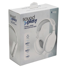 SOUNDPLAY WIRELESS OVEREAR HEADPHONES 24PC PDQ
