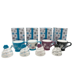 Temp-tations Seasonal Set of 4 Stacking Salt & Pepper Shakers