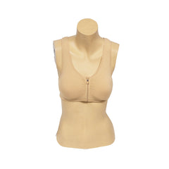 Genie Zip Padded Bra - Nude/Medium