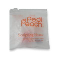 Pedi Peach Sculpting Heads (3pc Set)