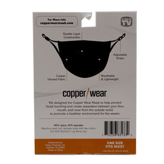 Copper Wear Mask - 1pk Black