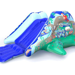 Jungle River Ride X-Large Inflatable Waterslide (11 ft. Height x 7ft Width x 5ft Length)